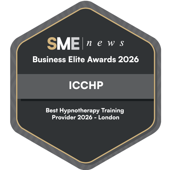 ICCHP awarded Best Hypnotherapy Training Provider 2026 at SME News Business Elite Awards in London.
